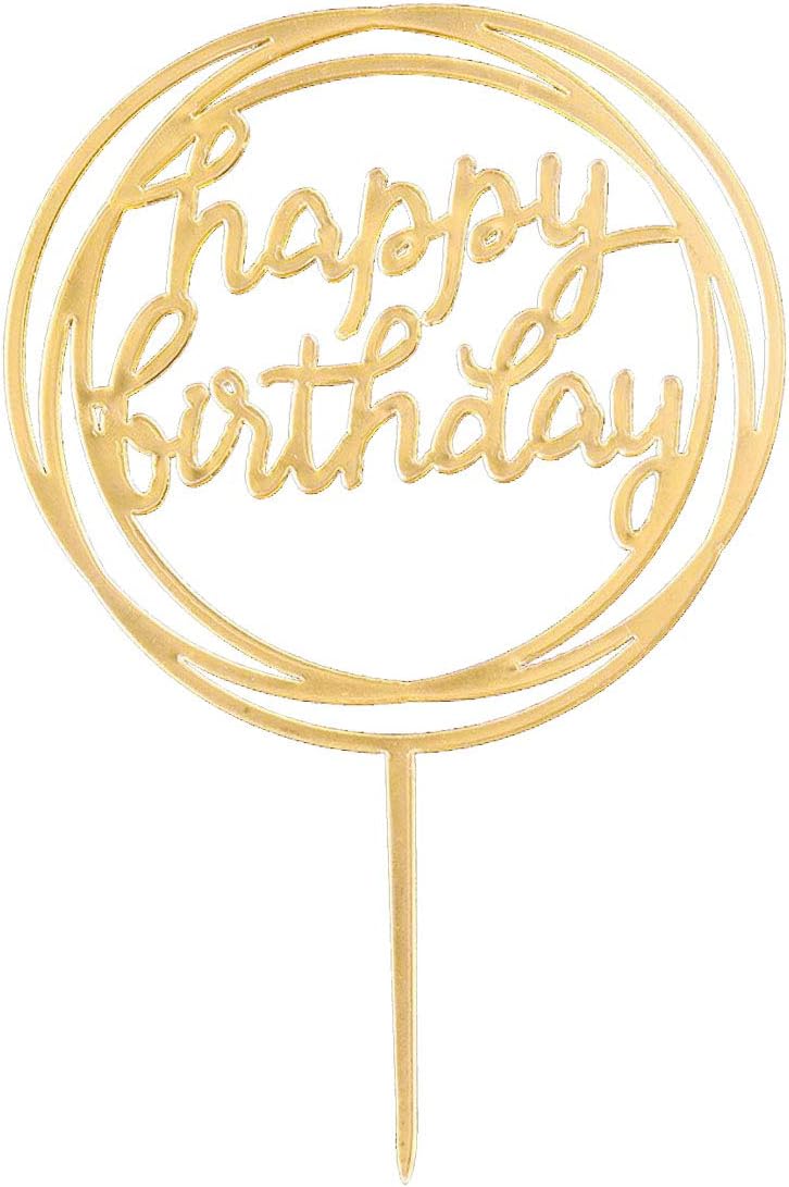 Tangger 12 Pieces Decoration De Gateaux Cake Topper Happy Birthday Decoration De Gateau Danniversaire Happy Birthday Gateau Decoration Gold Insertion Du Gateau Loisirs Creatifs Fournitures De Loisirs Creatifs Napravi Rs