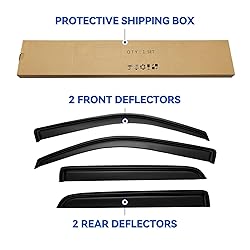 Window Visors Rain Guards for 2009-2014 Ford