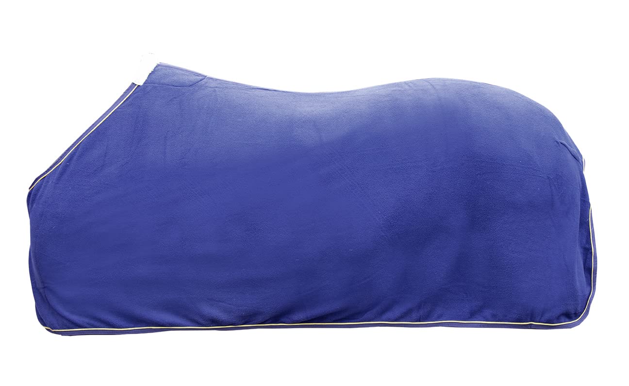 HKM Cooler Blanket Dark Blue/Gold 125 Size
