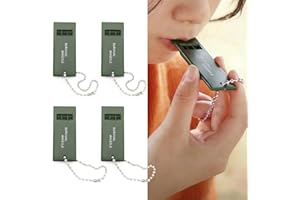 Three Tone High Pitch Survival Whistle Loud Emergency Signal for Outdoor Travel Hiking Camping Durable