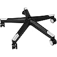 Frassie 28 Inch Heavy Duty Nylon Gaming Office Chair Base Replacement Part with 5 Casters