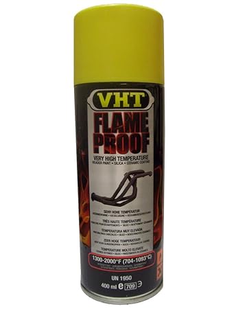 VHT GSP108 Auspuff u.- Krümmerlack Flame Proof Gelb matt hitzebeständig bis 1093°C (EUR 39,75/L)