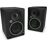 Mackie CR3.5BT 3.5" Creative Reference Powered Studio Monitors with Bluetooth, Tone Knob and Location Switch — Active Speakers for Music Production, Desktop Computer, Gaming, HiFi Listening