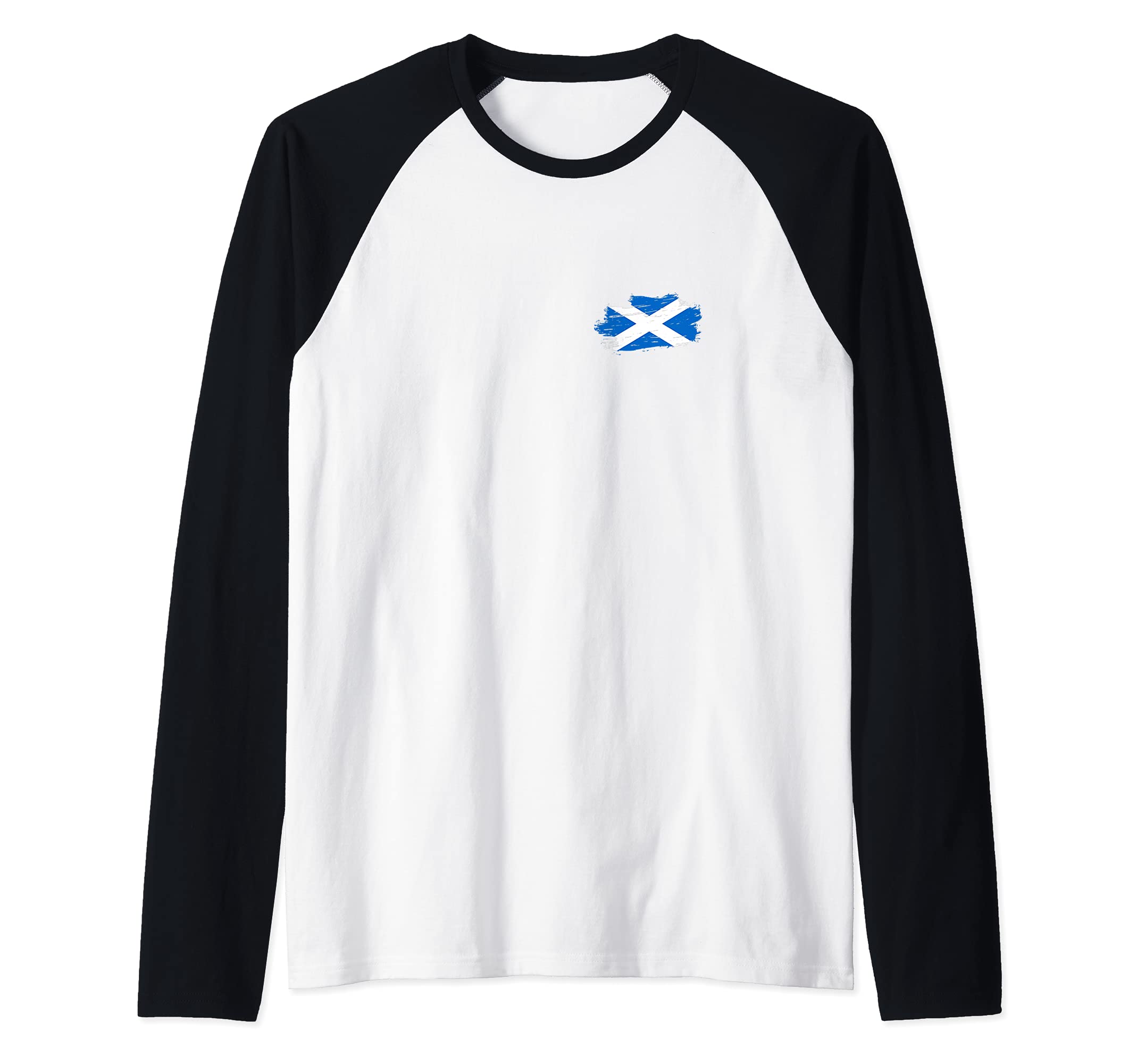 Flag Scotland Raglan Baseball Tee