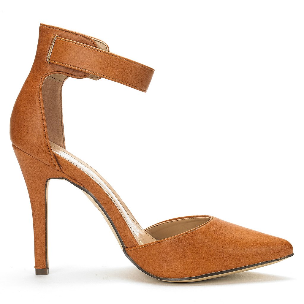 DREAM PAIRS Oppointed-Ankle Women's Pointed Toe Ankle Strap D'Orsay High Heel Stiletto Pumps Shoes - Image 4
