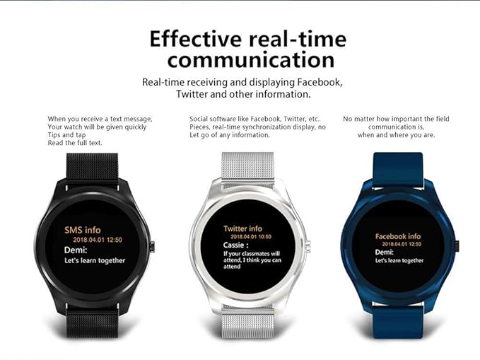 Rastreador de Ejercicios Relojes Inteligentes, Pulsera Banda Q8 N3 ...