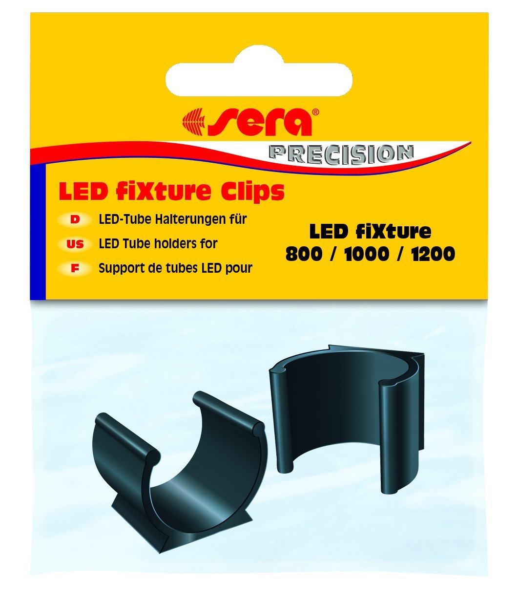 sera LED Fixture Clips (2 Pieces) - Additional Tube Holders for Fixture 800/1000 / 1200