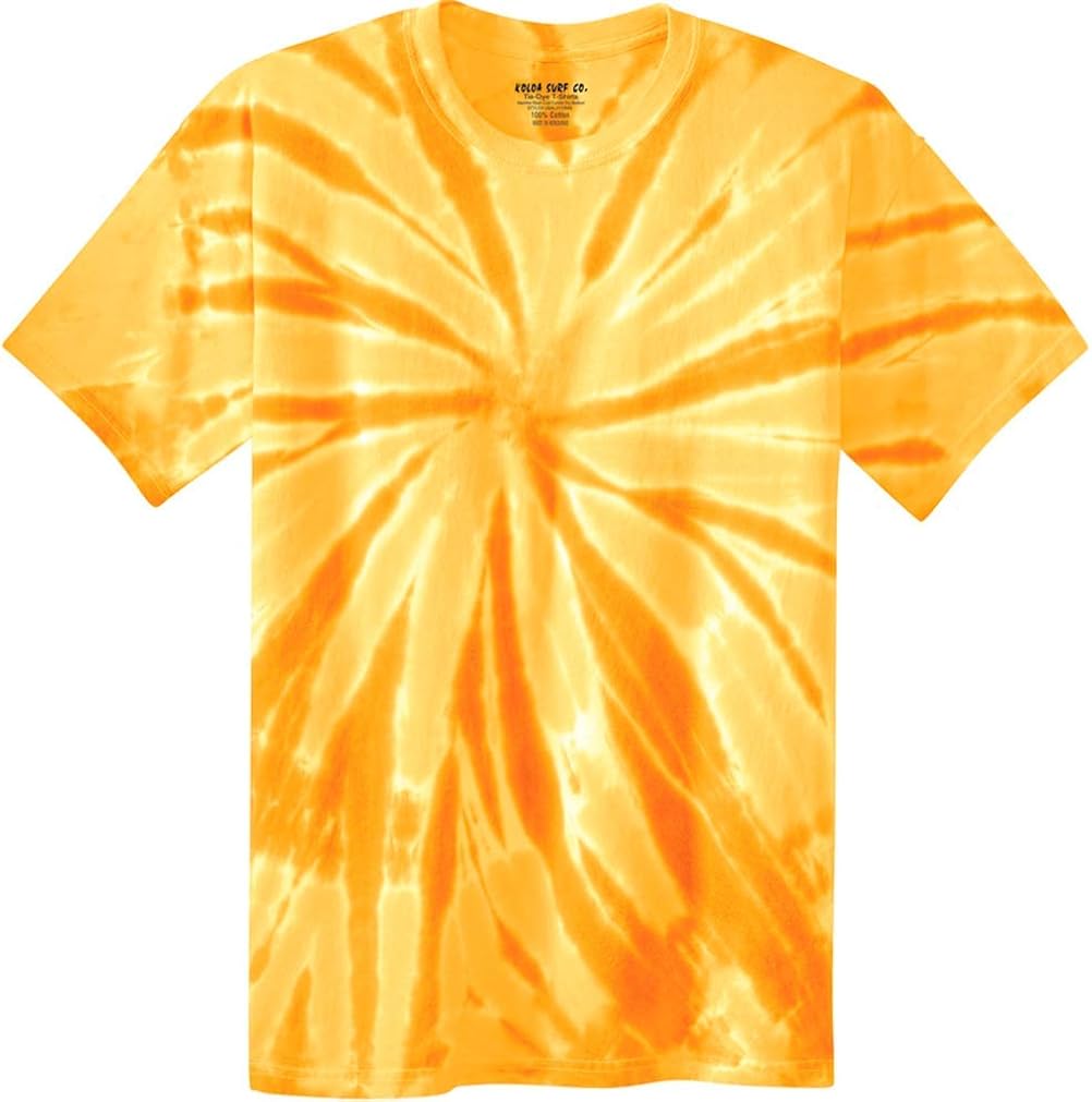 Koloa Surf Co. Colorful Tie-Dye T-Shirts in 17 Colors. Sizes: S-4XL: Clothing