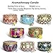 YIHAN Scented Candles Lemon, Lavender, Mediterranean Fig,Bergamot,Vanilla,Jasmine,Rose and Spring Fresh,Natural Soy Wax Portable Travel Tin Candle,Set Gift of 8