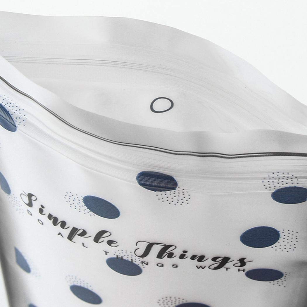 Weform 4Pcs Self-Sealing Transparent Food Packaging Moisture-Proof Sealed Storage Bag Food Savers Storage Containers