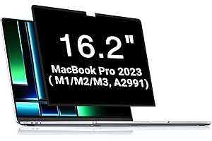 FILMEXT Macbook Pro 16 inch Privacy Screen Protector M3 Max/Pro(A2991)/ M2 (A2780)/M1(A2485),2021-2023 Bubble Free MacBook pro 16.2 Screen Laptop Privacy Filter Anti-Spy/Anti-Glare/Eye Care