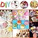 Cake Pop Treat Bag Set, 100 PCS White Lollipop Treat Sticks, 100 Pieces Lollipop Parcel Bags, 100 PCS Metallic Twist Ties, Candy Making Sucker Sticks 6 Inch for Candy,Cake Pop