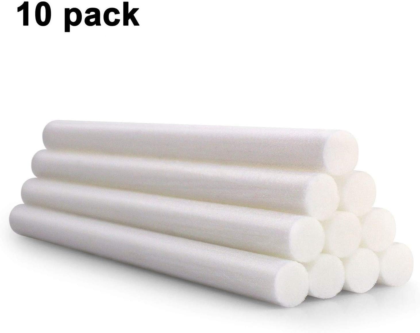 ONUEMP Humidifier Cotton Filters Sticks for Cactus Humidifiers, 4.45 Inches Cotton Sticks Wicks Replacements 10 Pcs