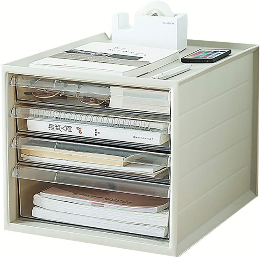 Amazon Com File Cabinets Drawers Desk Storage Unit Organizer Lockable File Cabinet Box For Office Color White And Khaki Desk Storage Unit Organizer Color Khaki Home Kitchen