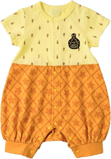 Amazon Co Jp Bit Z ビッツ ベビー服 赤ちゃん なりきり フルーツ ロンパース 男の子 女の子 半袖 カバーオール 服 ファッション小物
