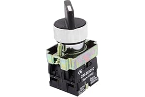 SOURCING MAP uxcell 22mm Latching 2 NO Three 3-Position Rotary Selector Select Switch ZB2-BE101C