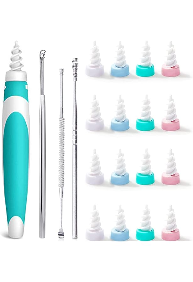 Nettoyeur Oreille Spirale Dissolvant Cérumen - Blanc - Neuf - Pour Hygiène Auriculaire