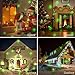 MicroYep Christmas Laser Light,8 Patterns Red and Green Laser Christmas Light with RF Remote Controller , Waterproof Laser Light Projrctor for Xmas, Parties, Landscape or Garden Decoration