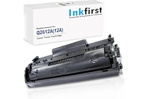 Inkfirst Compatible Toner Cartridge Replacement for HP Q2612A 12A Laserjet M1005 MFP M1319 M1319F 1010 1012 1018 1020 1022 10