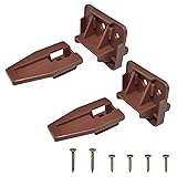 Plastic Drawer Slides Guides Stopper Brown Drawer
