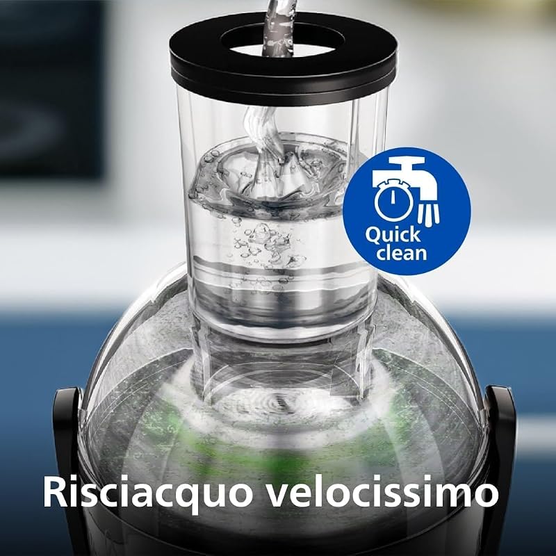 centrifuga frutta e verdura 3000, 800W, tecnologia QuickClean, 2L — foto 3 di 7