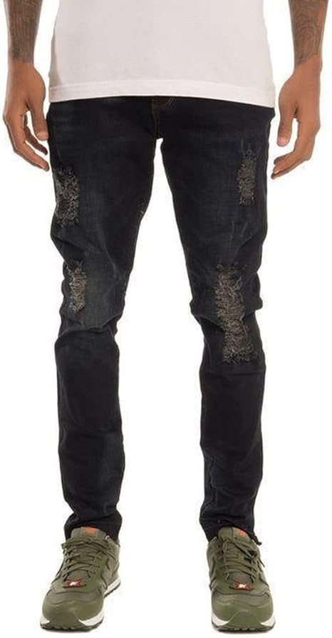 raw hem skinny jeans mens