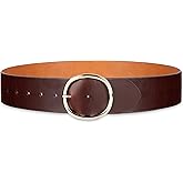 Cole Haan womens Reversible Circle Flip-buckle 2" Wide Width Belt for Dresses, Blazers, Skirts