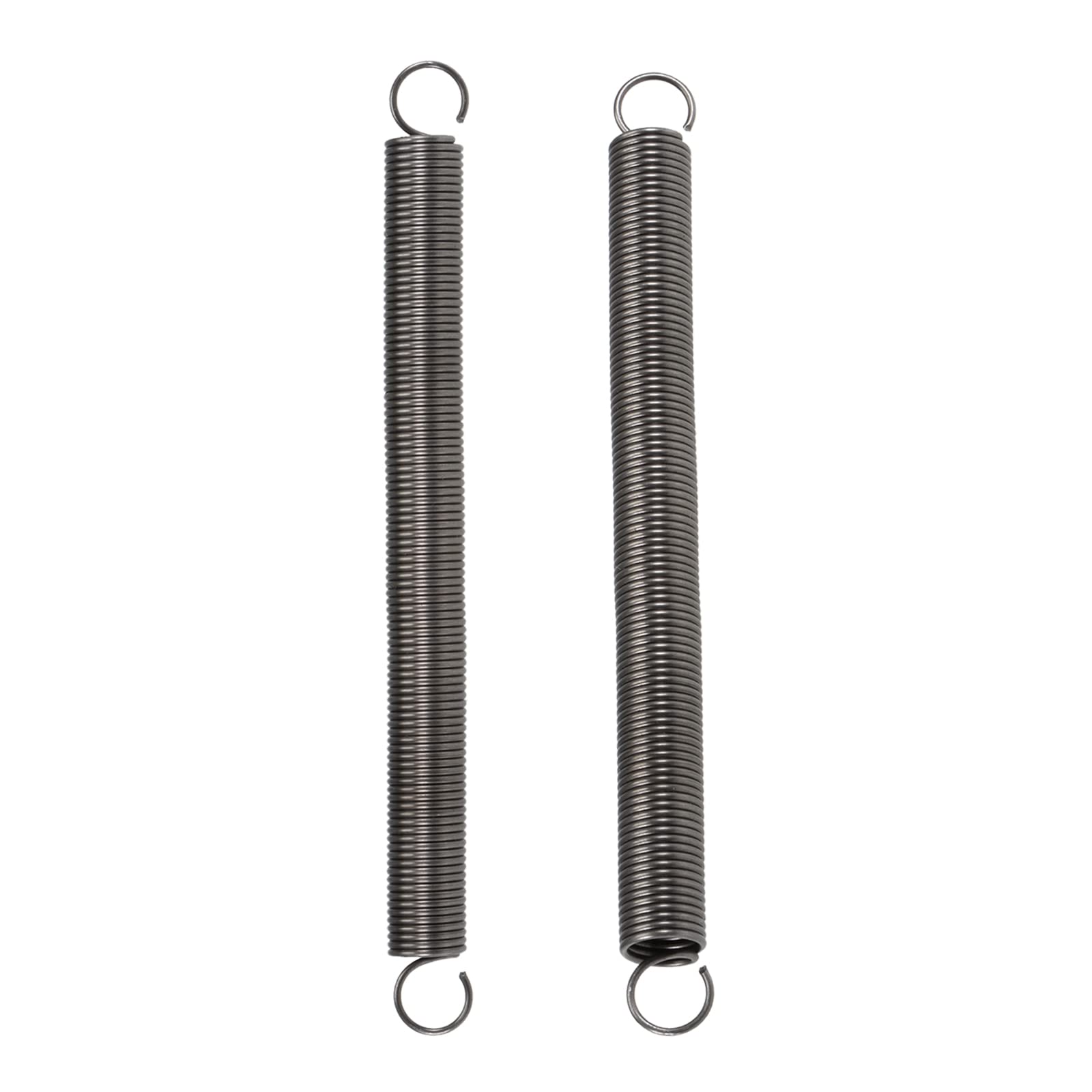 DTGN 1x10x120mm(WxODxL) Extension Spring - 2Pack - Good for Home Repair Machinery - Spring Steel Extended Compressed Spring - Grey
