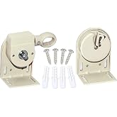 Seprochoo Sun Visor Parts Bungee kit and end Cover, Weather Resistance, for Coolaroo External Roller Shutter, Outdoor Shutter, Roller Shutter (Cordless Crank Kit, Sand)