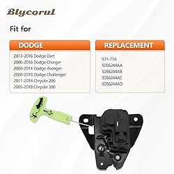 Blycorul Rear Trunk Latch Actuator, Compatible with