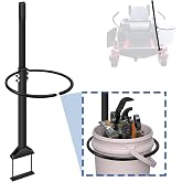 Fennoral Zero Turn Mower Handle / 5 Gallon Bucket Bracket Holder 45-0572 | Lawn Mower Accessories Mounting Handle Kit Fits Outdoor Garden Trash Yard Cleaning Grabber Tool
