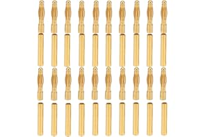 BBRAND LinsyRC 20 Pairs Gold-Plated 2.0MM 2MM Banana Plug Bullet Male Female Connector Adapter for RC Lipo Battery ESC Motors