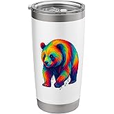 Polar Bear Paint Drip - Zoo Favorite Animal Stainless Steel Insulated Tumbler
