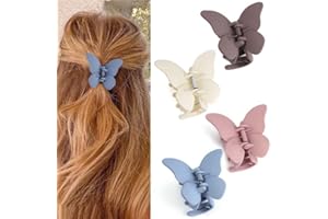 4 Pcs Butterfly Hair Clips Claw Clips for Thick Hair for Hair Small Hair Clips for Women Butterfly Claw Clips Cute Hair Clips