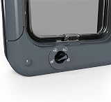 Cat Mate Rotary 4-Way Locking Cat Flap 358 Grey - For Small to Medium Cats view 2