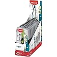 Maped Precision Compass for Circles up to 300 mm - Metal Baluster Compass with Universal Ring and Lead Case - Random Colour