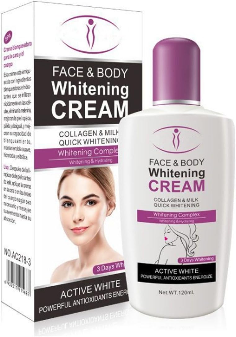 Liann Skin Whitening Cream for Body Face Dark Skin Bleaching Lotion Facial Cream 120ml