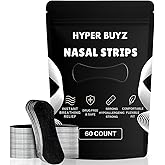 60 Pieces Nasal Strips for Snoring and Sleeping – Nose Strips for Breathing & Anti Snoring Solution – Comfortable Fit for Better Airflow, Nasal Strips for Breathing, Stop Snoring for Men & Women