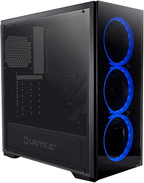 UNYKAch Armor EVO RGB - Caja Ordenador de Gaming ATX, Color Negro: Amazon.es: Informática