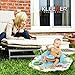 KLEEGER Baby Pool Splash Mat: Infant Water Play Mat Toy With Stackable Rings. For Boys & Girls | Great for Beach, Deck & Backyard