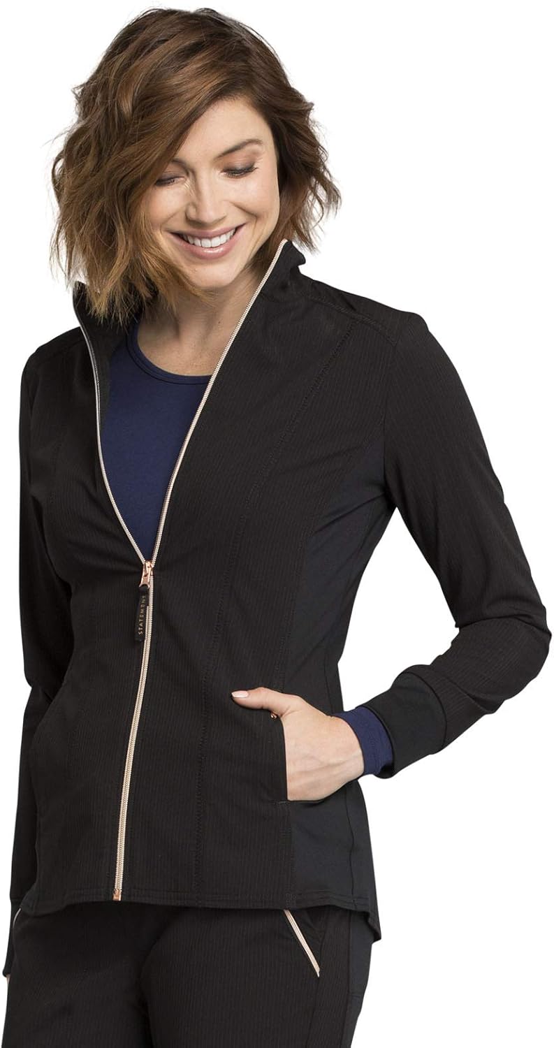 CHEROKEE Statement CK365 Women's Zip Front Jacket: Clothing