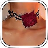 Sixexey Flower Choker Necklace Black Velvet Necklaces Halloween Floral Choker Jewelry Accessories for Women