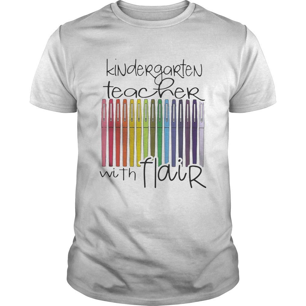 New Collection, Anniversary Kindergarten Tea With Flair Unisex Swear For T Shirt