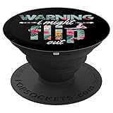 Warning I Might Flip Out Gymnastics Girl Gift