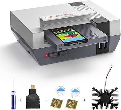 RETROFLAG NESPi 4 Caja para Raspberry Pi 4 Modelo B, Raspberry Pi 4 Caja con 2,