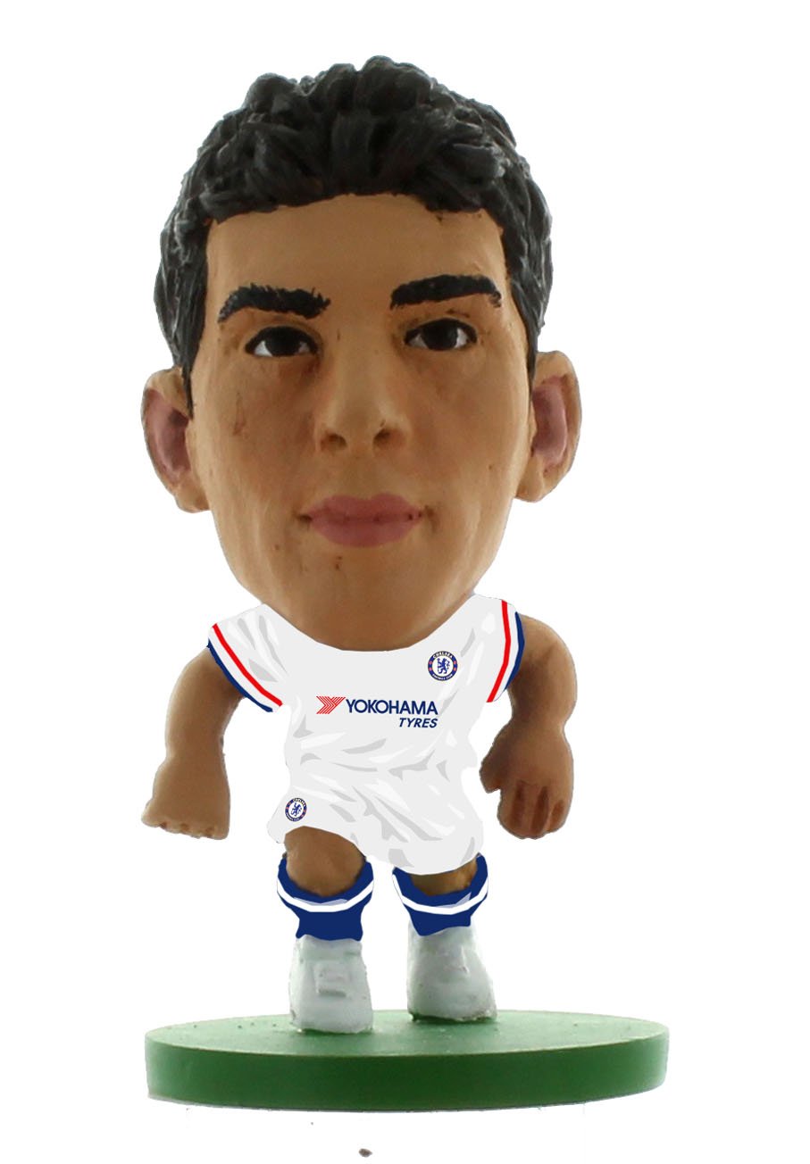 SoccerStarz "The Officially Licensed Chelsea Figure of Oscar in 2016" Away Kit (Yellow/Blue)