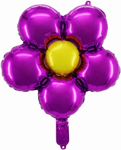 Amazon Com 1pc Flower Balloons Aluminium Foil Balloons Birthday