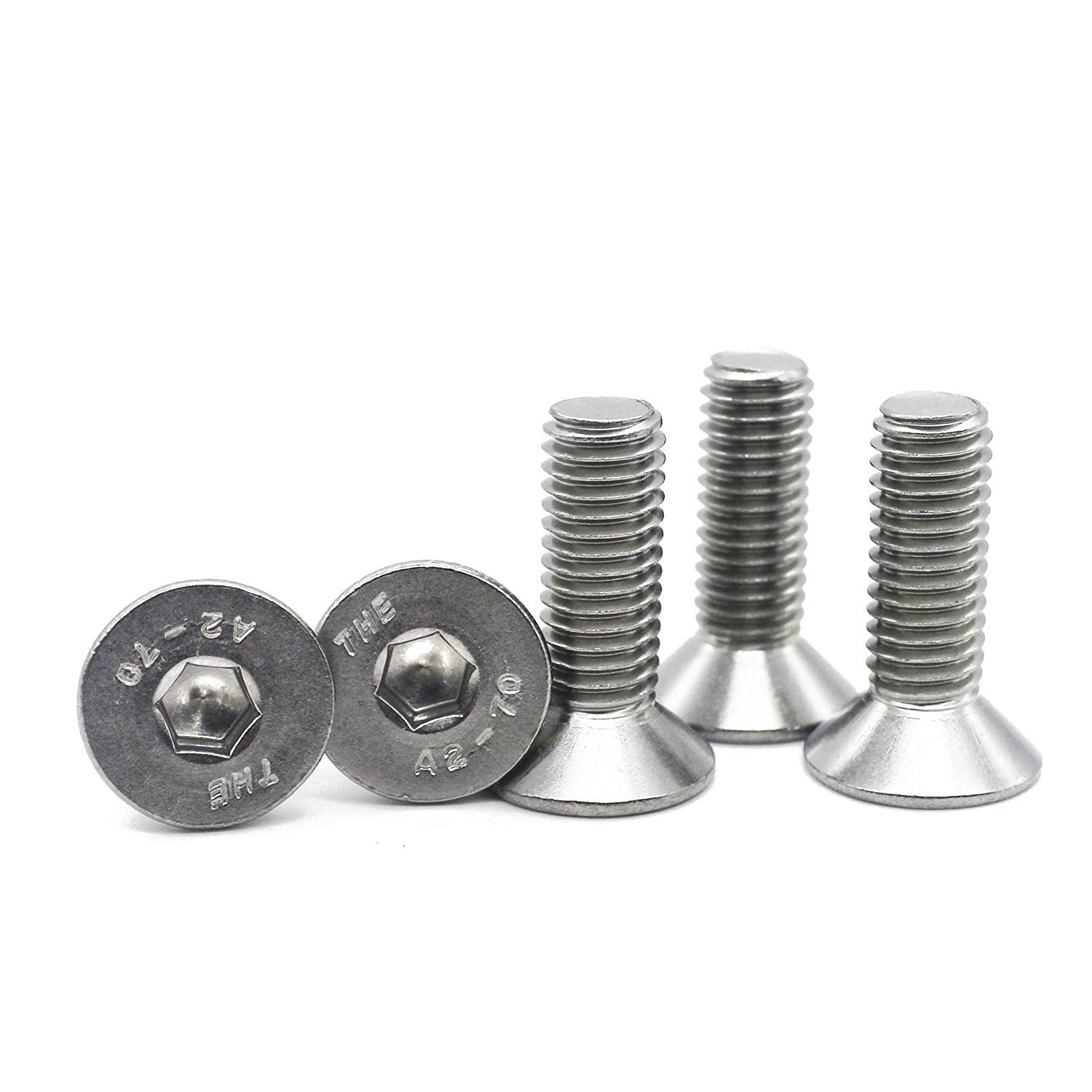 M12 ISO 10642 A2 V2A Countersunk Hex Screws DIN 7991