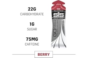 SCIENCE IN SPORT SiS GO Energy + Caffeine Gel 60ml 30 Pack - Berry