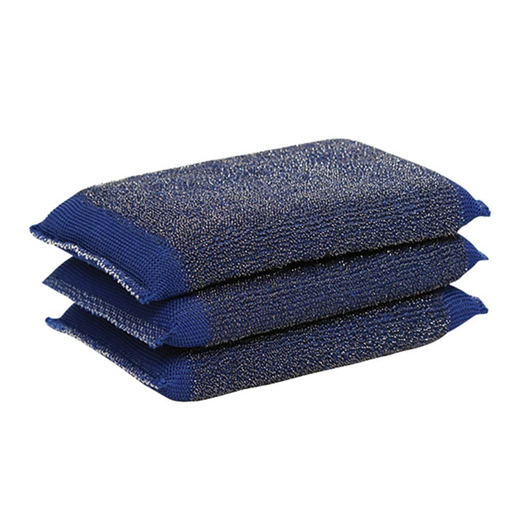 Lakeland Tough Washing Up Cleaner Pads Steel Scrubs Sponges x 3